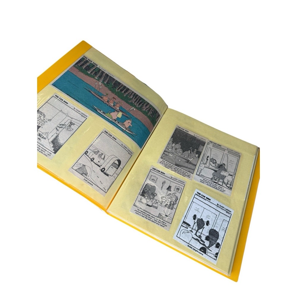 The Far Side Gary Larson Comic Clippings Lot Scrapbook Binder 100+ Comics